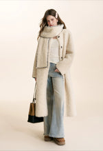 Longline Shearling Coat Set