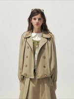 Peter Pan Trench Skirt Set