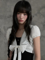 Polka Dot Tie Top