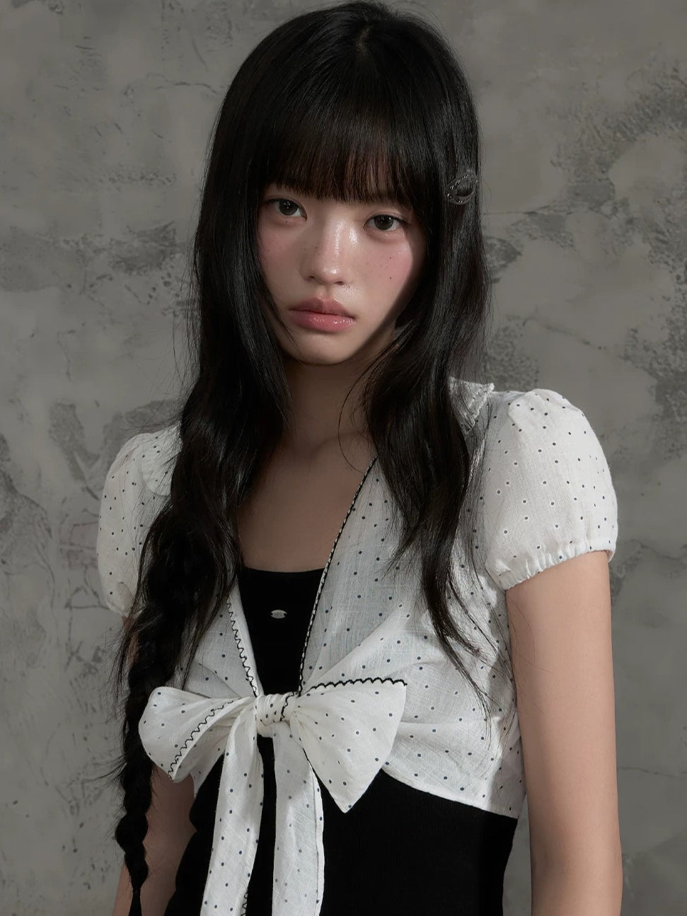 Polka Dot Tie Top