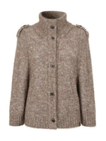 Vintage Mandarin-Collar Cardigan