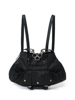 Black Waterproof Two-Way Handbag
