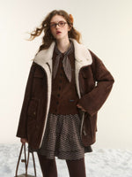 Gray & Brown Reversible Moto Jacket