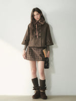 Wool Napoleon Cape Coat