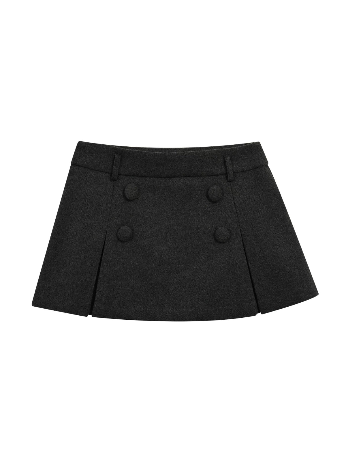 Double Breasted A Line Skirt