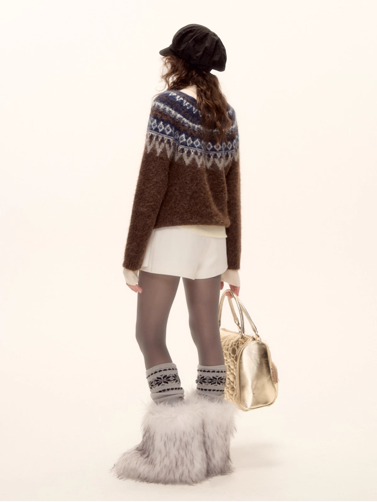 Wool-Blend Fair Isle Sweater