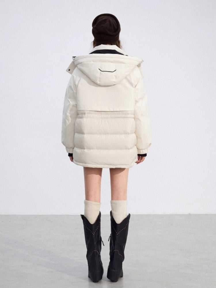 Windproof Hooded Down Jacket