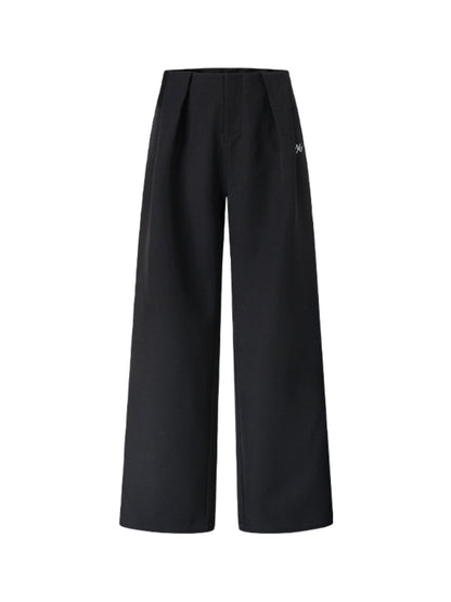 3D Pleated Suit Pants
