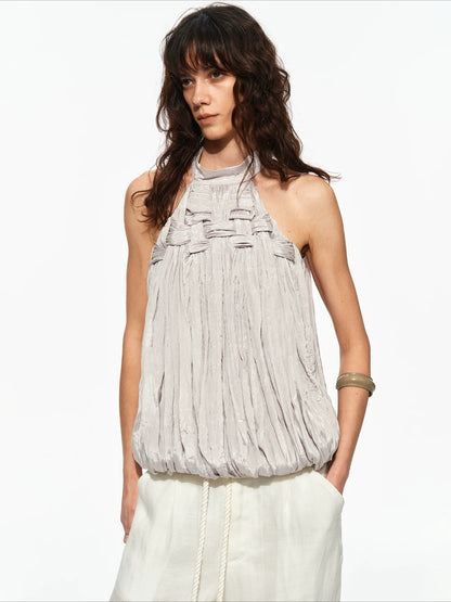 Knitted Halter Vest