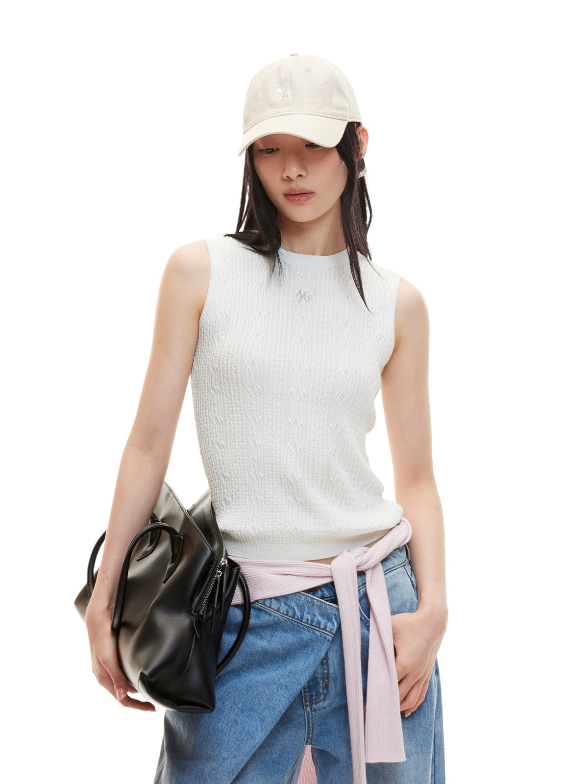 Cable Knit Cami Top