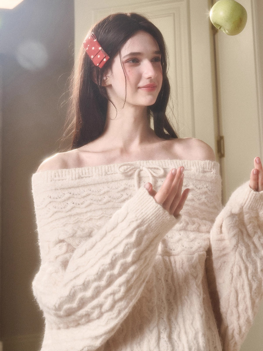 Little Deer Wool Cloud Knit Sweater &amp; Skirt/Shorts Set