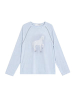 Horse Print Raglan Sleeve T-shirt