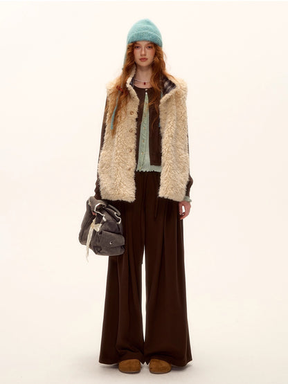 Reversible Check Fleece Vest