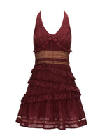 Lace Trim Patchwork Cami Dress