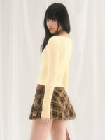 Jacquard V-Neck Knit Cardigan