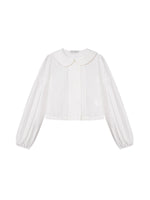 French Tuck Pleat Blouse