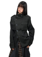 Vintage Utility Stand Collar Jacket