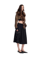 Patchwork Ring Trim Knit Jacket