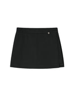 Side Slit A-line Skort