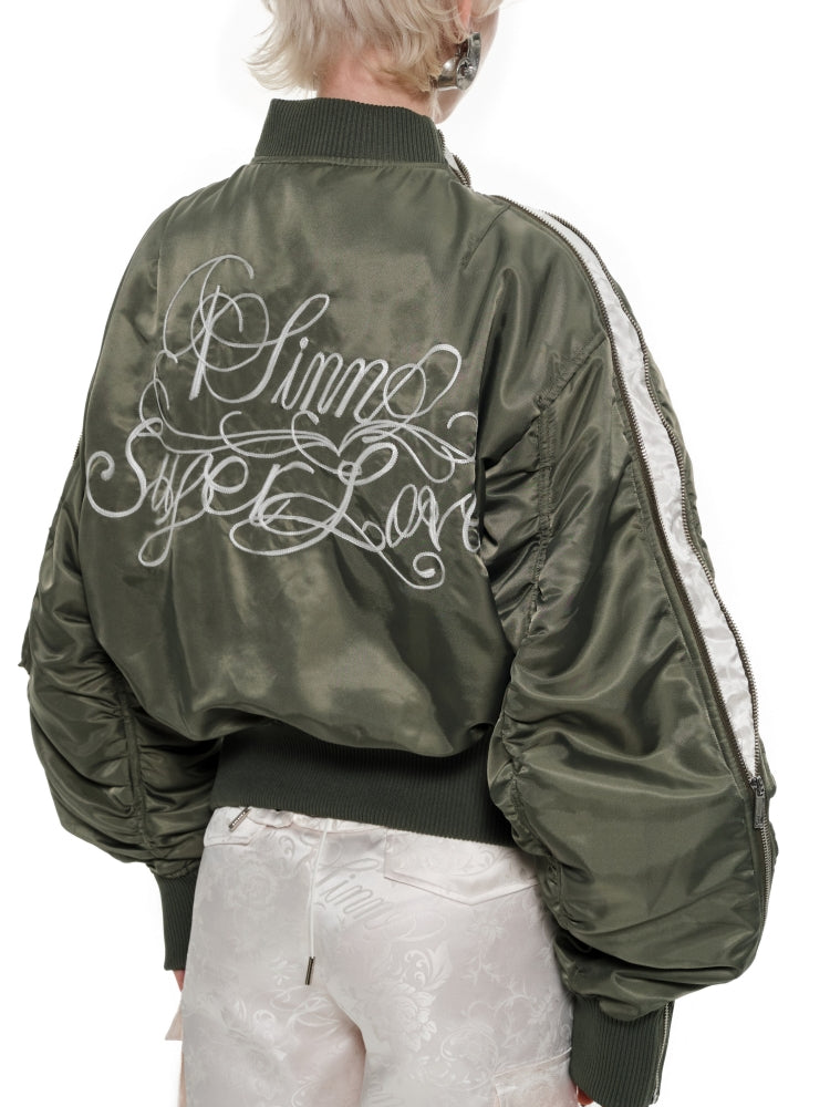 Black &amp; Green Reversible Jacket
