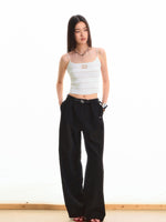 3D Pleated Suit Pants
