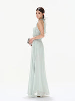 Cross Halter Maxi Dress