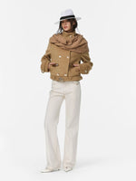 Windsor Wool Cape Knit Jacket