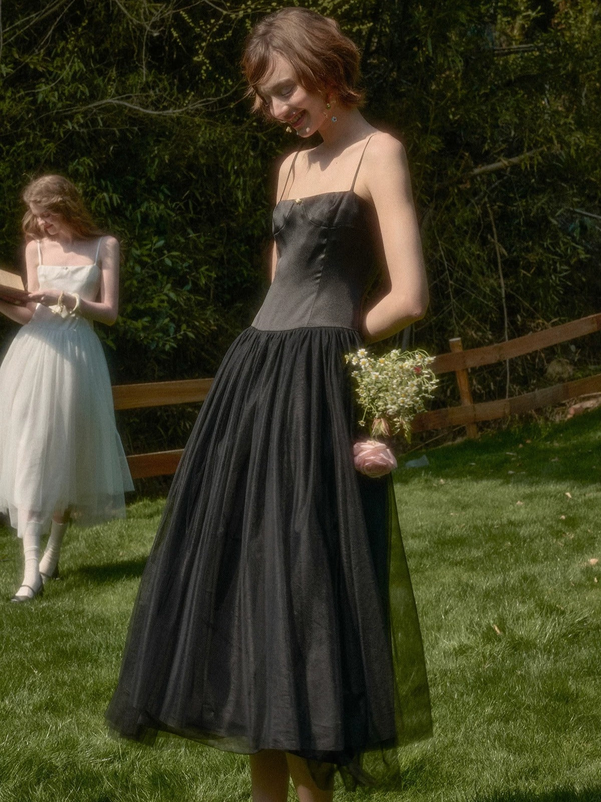Tulle Midi Dress