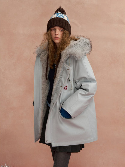 Hooded Utility Down Parka