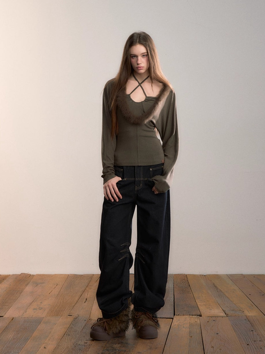 Original Black Straight Jeans