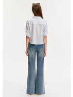 Washed Wide Leg Jeans