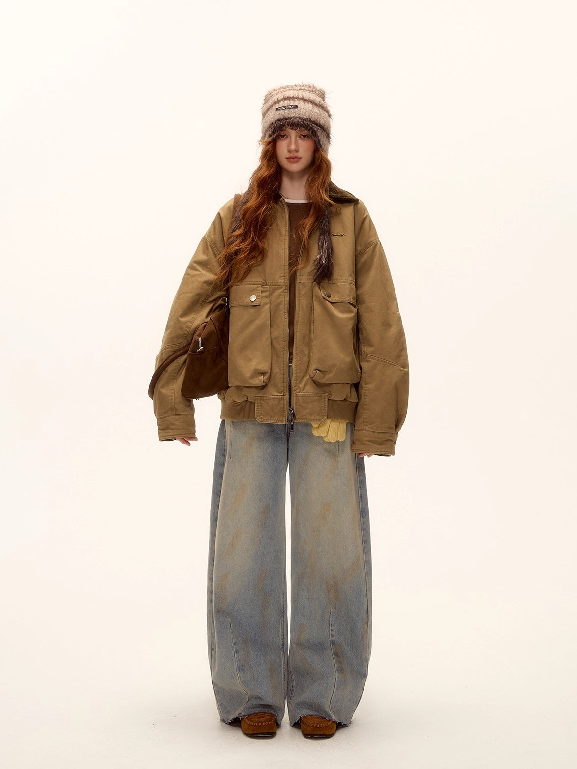 Corduroy Patchwork Barn Jacket