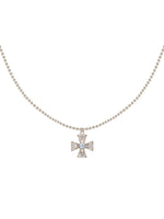 Layered Cross Pendant Necklace