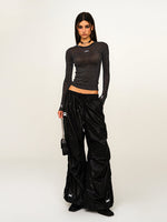 Waist-Cinching Slim Fit Thin Long - Sleeve Tunic