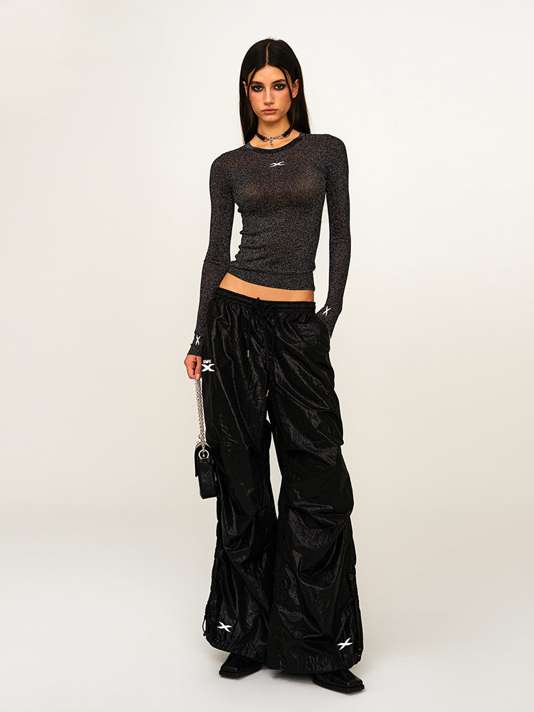 Waist-Cinching Slim Fit Thin Long - Sleeve Tunic