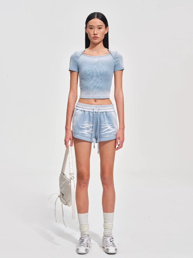 Equestrian Washed Cotton Shorts