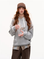 Apple Patch Two-Piece Layered Hoodie