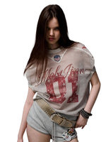 Retro Mesh Rugby V-Neck Jersey