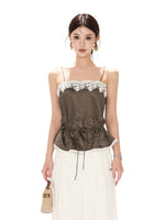 Lace Trim Cami Top