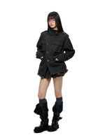 Vintage Utility Stand Collar Jacket