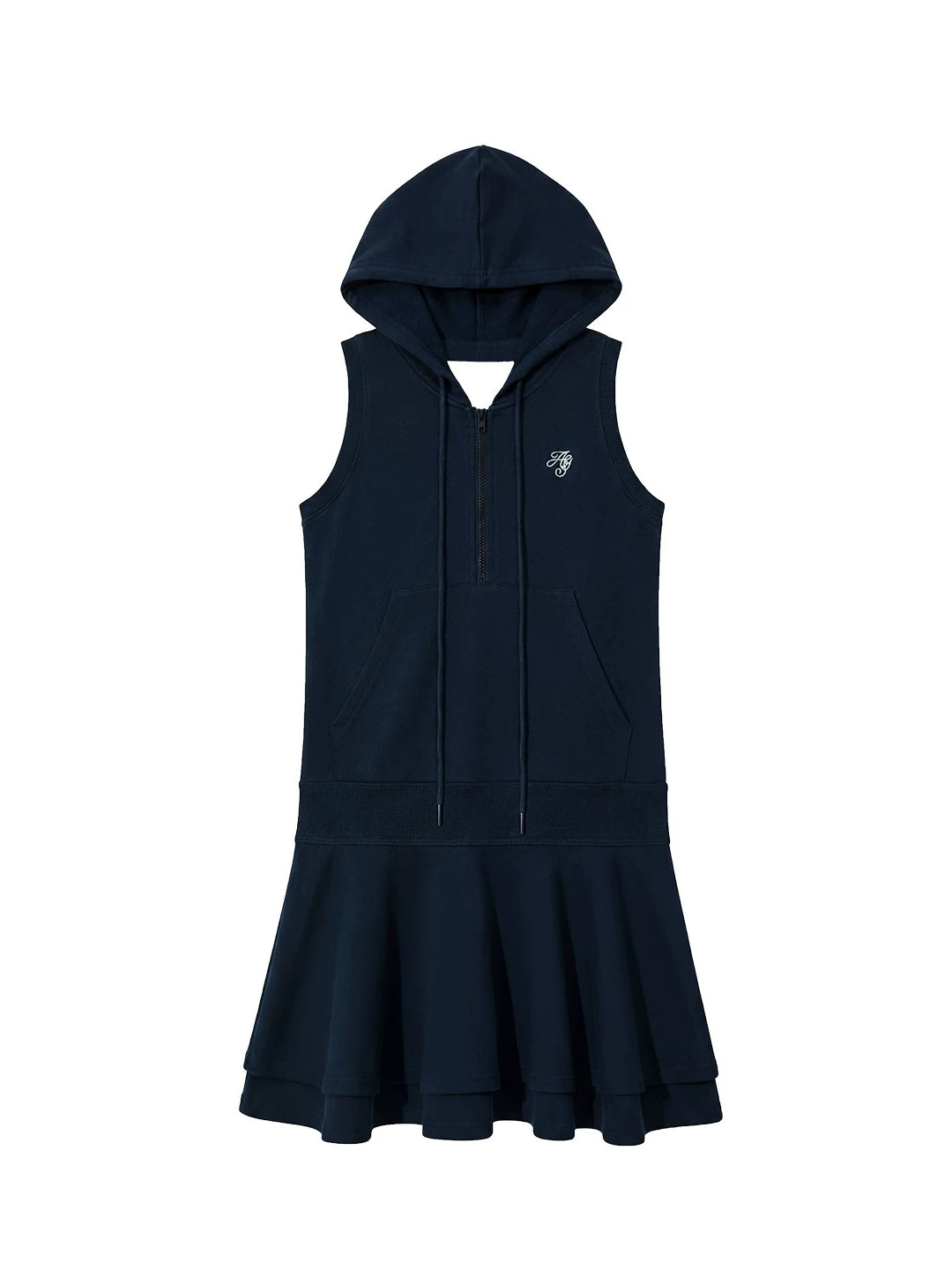 Hooded Layered Romper