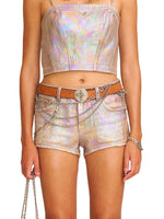 Rage Wild Denim Shorts Low Wild Cowboy Brown