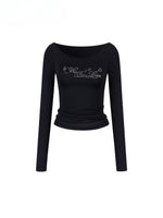 One-shoulder Skin-friendly Top