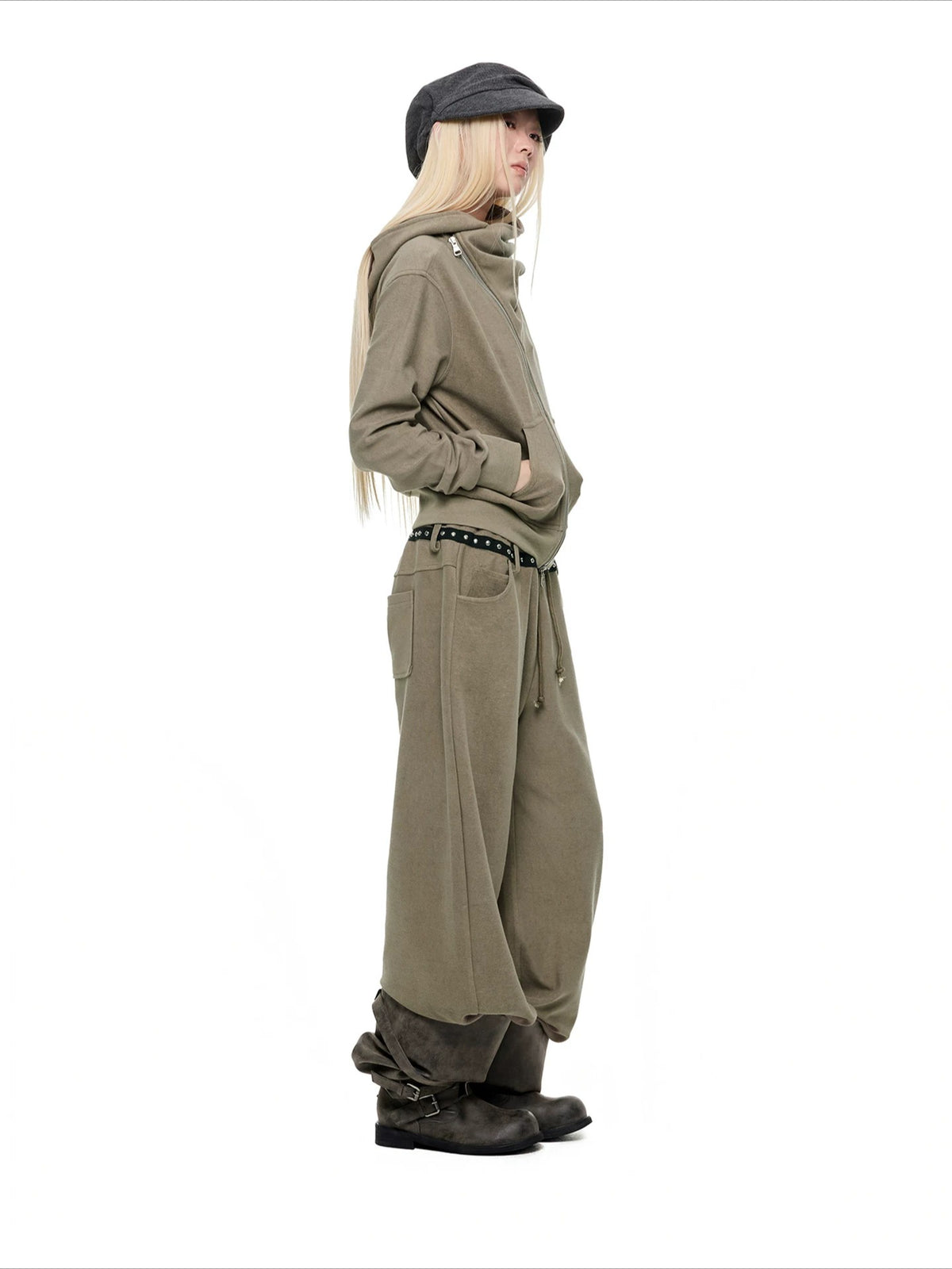 Hooded Fleece Sweatshirt &amp; Pants Set