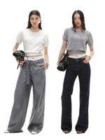 Pony Knit Cropped Tee