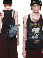 Vintage Printed Tank Top