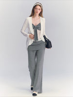 Foldover Straight Pants