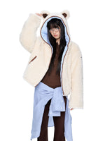 Detachable Hood Sherpa Padded Coat