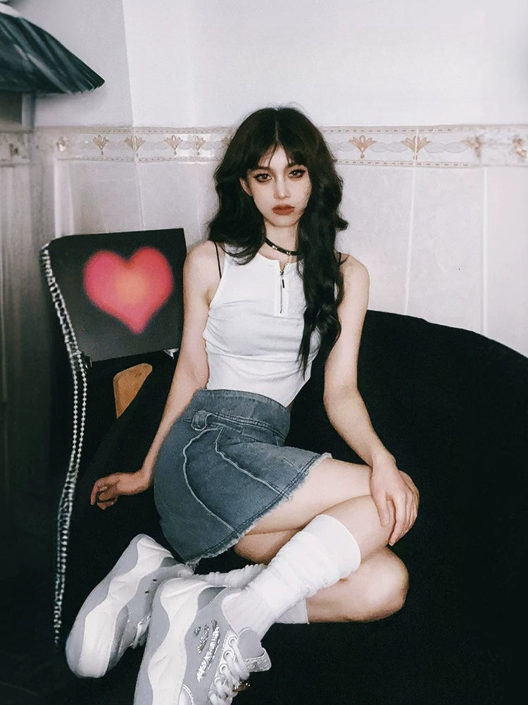 Silver Wave Sneakers
