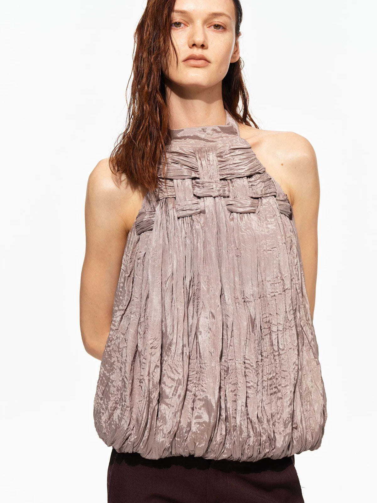 Knitted Halter Vest